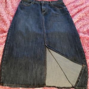 Vintage denim skirt